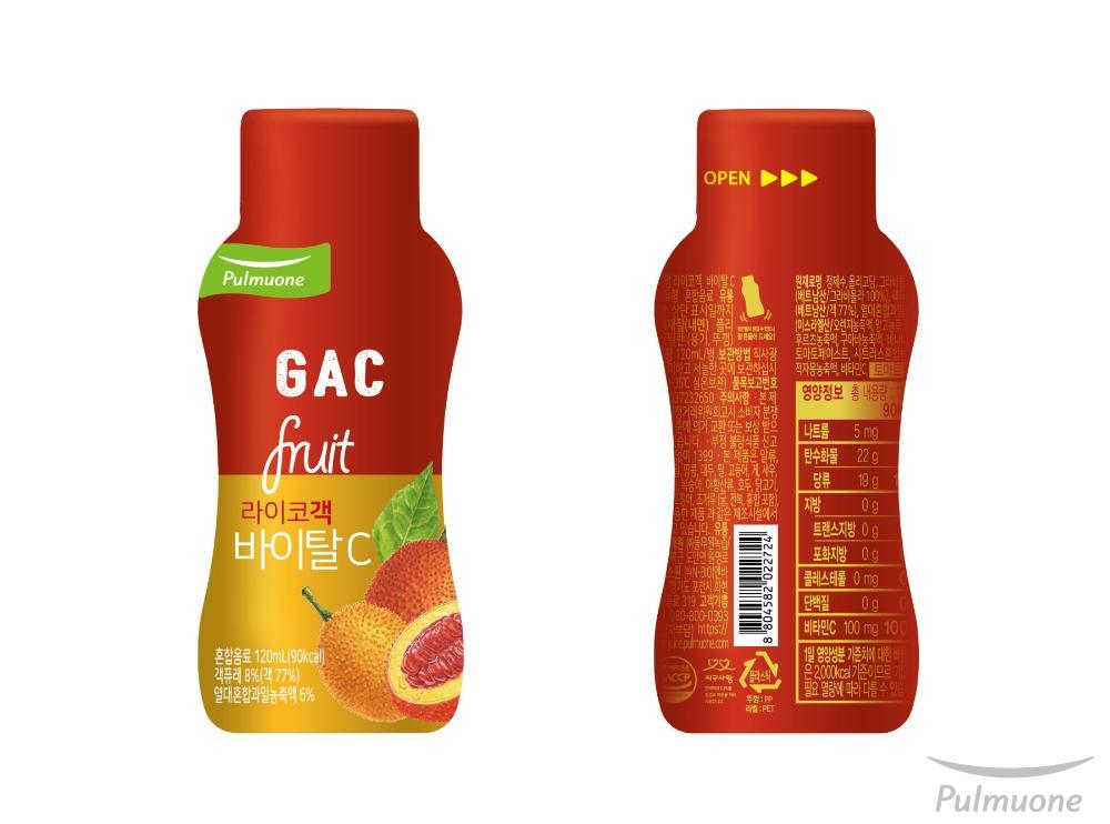 [사진2] 풀무원녹즙, 열대과일 ‘객(Gac)’의 활력과 비타민C 담은 건강음료 ‘라이코객 바이탈C’ 출시.jpg