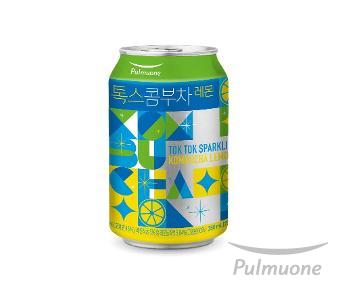 풀무원녹즙, 발효 스파클링 음료 ‘톡스콤부차 레몬’ 출시...건강 탄산음료 라인업 확장