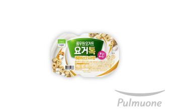 풀무원다논, 상큼달콤 토핑 요거트 ‘요거톡 레몬비스킷&머랭' 신제품 출시