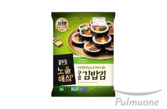 풀무원, 우수한 우리 품종 원초로 만들어 잘 터지지 않는 ‘노을해심 구운 김밥김’ 출시