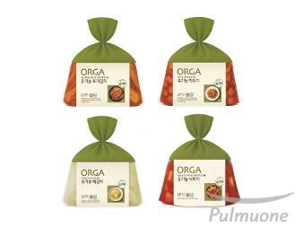 풀무원 올가홀푸드, 유기농 김치 4종 출시…프리미엄 포장김치 시장 공략