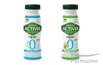 풀무원다논, 음료처럼 즐기는 발효유 '더블제로 액티비아' 출시