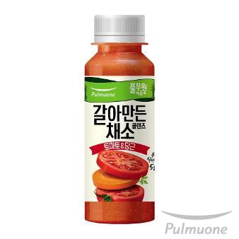 풀무원헬스케어, 통째로 채소를 갈아 만든 ‘갈아만든 채소 클렌즈 토마토&당근’ 출시